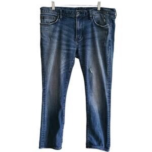 JOHN VARVATOS Wight Skinny Straight Distressed Jeans J315VS3B-BQLN Men's 36 x 26